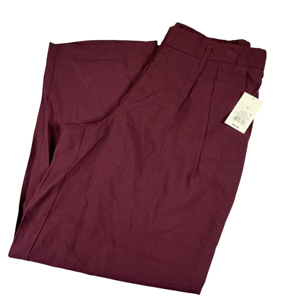 a new day Wide-Leg Pants in Burgundy
